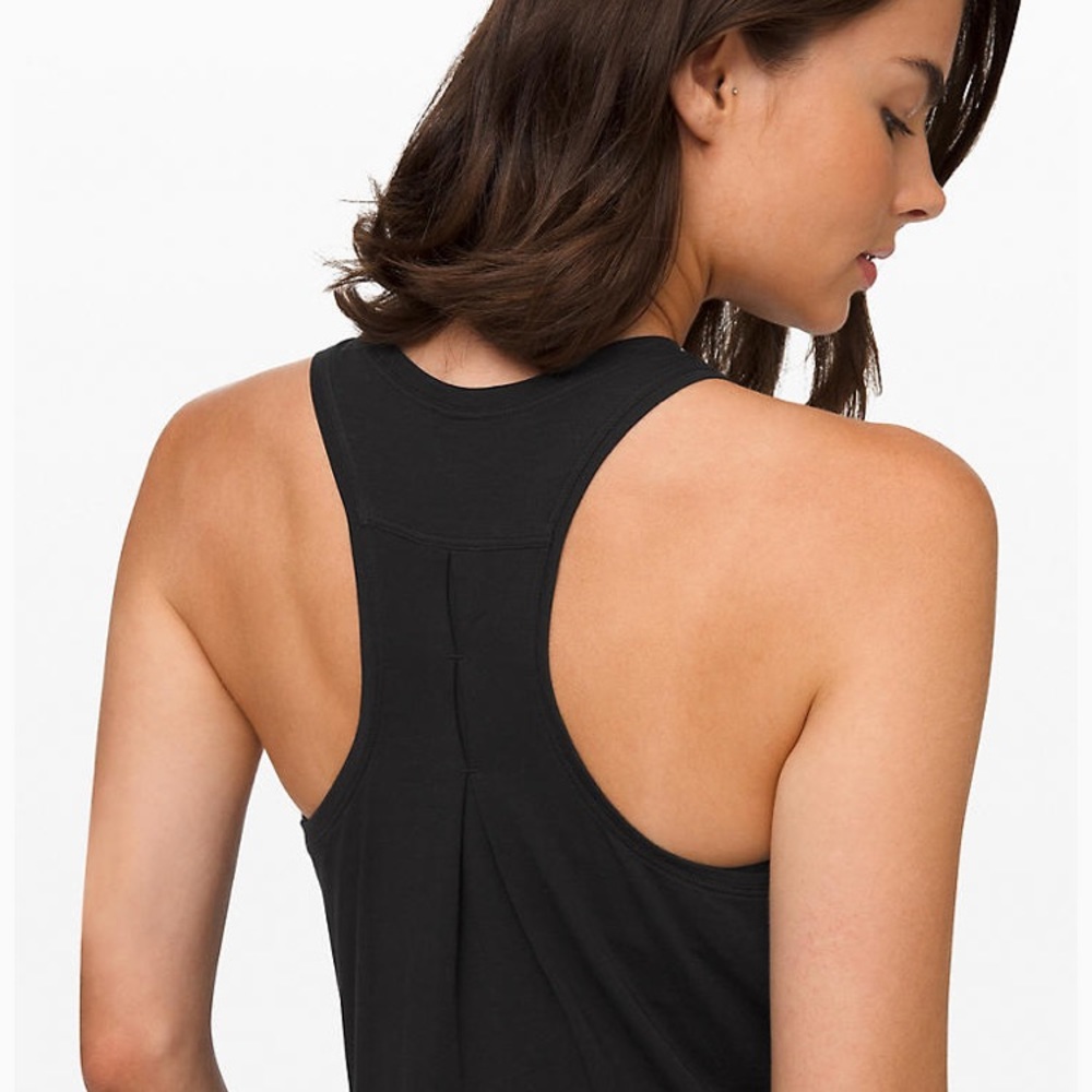 Lululemon love tank pleated in baby blue